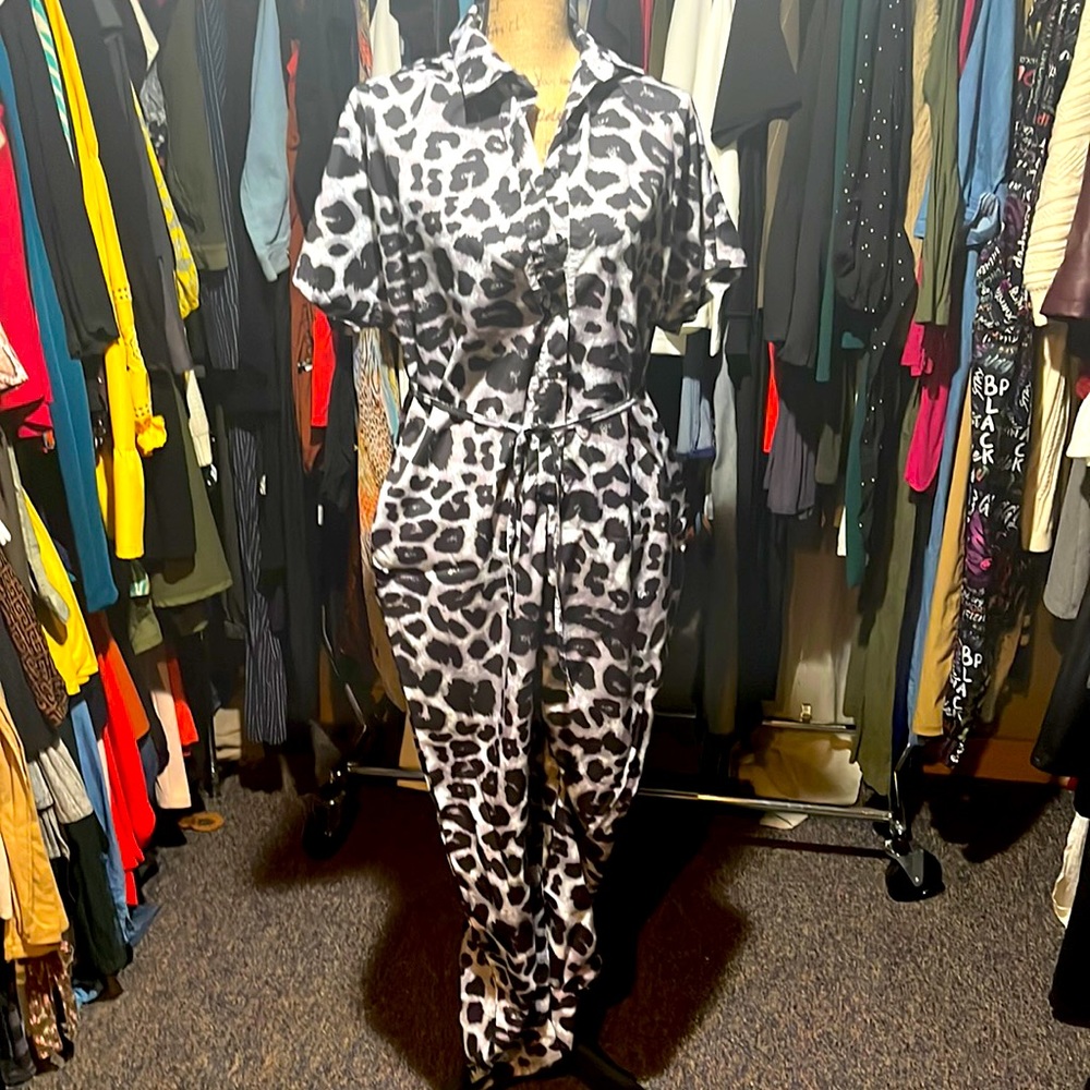 Animal print Romper